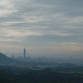 從我的故鄉大尖山眺望台北