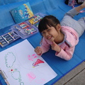五歲 (20091121) 參加戶外畫畫活動