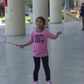 六歲 (20110320) 愛上了打羽毛球