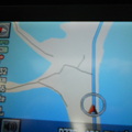 導航系統地圖顯示著，我們正處在雷島的頸部位置