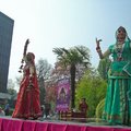 女印度舞者