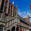 古意盎然的市政廳 ,Lübeck 世界文化遺產