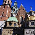 皇家城堡天主堂變化精彩的各式屋頂, Kraków