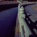 結冰的紫禁城內金水河. 1988年冬. 北京