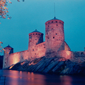 Olavinlinna城堡. Savonlinna. 芬蘭 千湖區