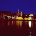 普羅旺斯風情, Pont Saint-Bénezet (Pont d'Avignon)夜景