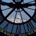 光影訴說光陰的故事 由奧塞美術館的鐘看聖心堂, 巴黎