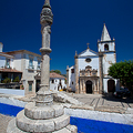 小巧的主廣場與教堂, Óbidos