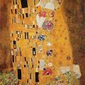 Gustav Klimt．The Kiss