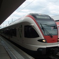 瑞士的火車
從德國的巴塞兒火車站
換乘瑞士火車
去瑞士的巴塞兒火車站