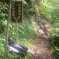 叉路口!向左(山路)也可以至福山植物園;約2個多小時