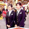 日本航空笑容親切可愛的空服員~於台北旅遊展A