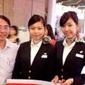 日本航空笑容親切可愛的空服員~於台北旅遊展與雲鶴合影A