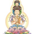 台湾依林法师绘画的四十觀音圣像 [来源：生命电视下载中心]。 感恩分享，阿弥陀佛！