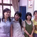 四個實習老師們：紫雯、如雯、我、玲毓
