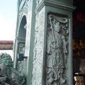 廟門口的石雕像