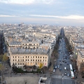 凱旋門瞭望台俯瞰巴黎