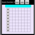 八個皇后數學問題畫面(4) - Android手機版 (7/13/2011) Solution Only