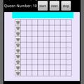 八個皇后數學問題畫面(4) - Android手機版 (7/13/2011) Backtracking Movings