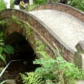 位在大溪鎮打鐵寮古道的濟安橋，是一座外型婉如龜背的紅磚橋。（王派仁提供）