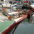 富基漁港斑剝的漁船
