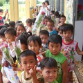 越南順化鄉下的幼稚園學童