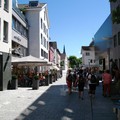 首都Vaduz的商業街Stadtal