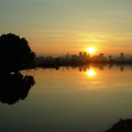 【美好的瞬間】 - 日出陽光運河