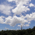 夏日的午後藍天白雲