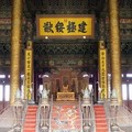 北京紫禁城太和殿之金鑾寶座　