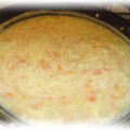 鍋裝的玉米濃湯