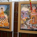 左方:佛陀說法圖,右方:佛陀降魔圖,都在竹南車站後站出口的地圖指示的,台灣燈會宗教燈區苗栗佛教會