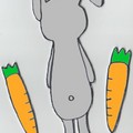 兔兔書籤背面(上色)