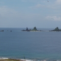 蘭嶼島邊的軍艦岩