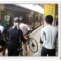 我們總共租下4節列車，這一節車廂供綠隊專用。