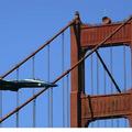 Blue Angles over Golden Gate bridge