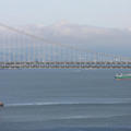 Bay Bridge was finished in 1936, six months before San Francisco’s Golden Gate Bridge was completed.