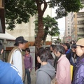 葉老師介紹齊東街日式宿舍院內的樹木