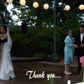 The Bride and Groom say Thank You - 4