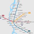 Budapest metro map