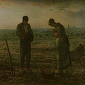 晚鐘﹝The Angelus﹞

1857 ~ 1859 年

油彩‧畫布，55.5 x 66 公分

奧塞美術館，巴黎，法國

http://vr.theatre.ntu.edu.tw/fineart/painter-wt/millet/millet.htm