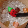 可愛的小小草莓...是同事用紙黏土捏的喔!