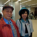 東京鐵塔的電梯服務小姐，美麗溫柔又親切。