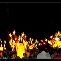 奧克蘭阿爾伯特公園 (Albert Park) 的元宵燈會人潮