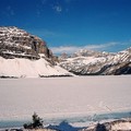Bow Lake in Ice