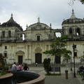 Leon的老教堂─Leon原為舊首都，因於地震山洪而遷都馬納瓜