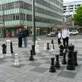 Chess game at square