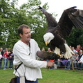 Warwick castle - The trainer and the eagle