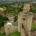 Warwick castle - Aerial view