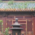 潭柘寺大雄寶殿的綠瓦極為出色。